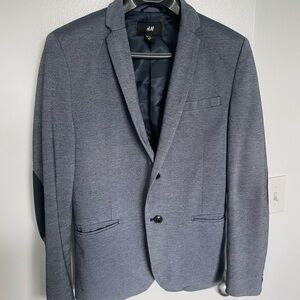 H&M Men's Navy/Gray Blazer